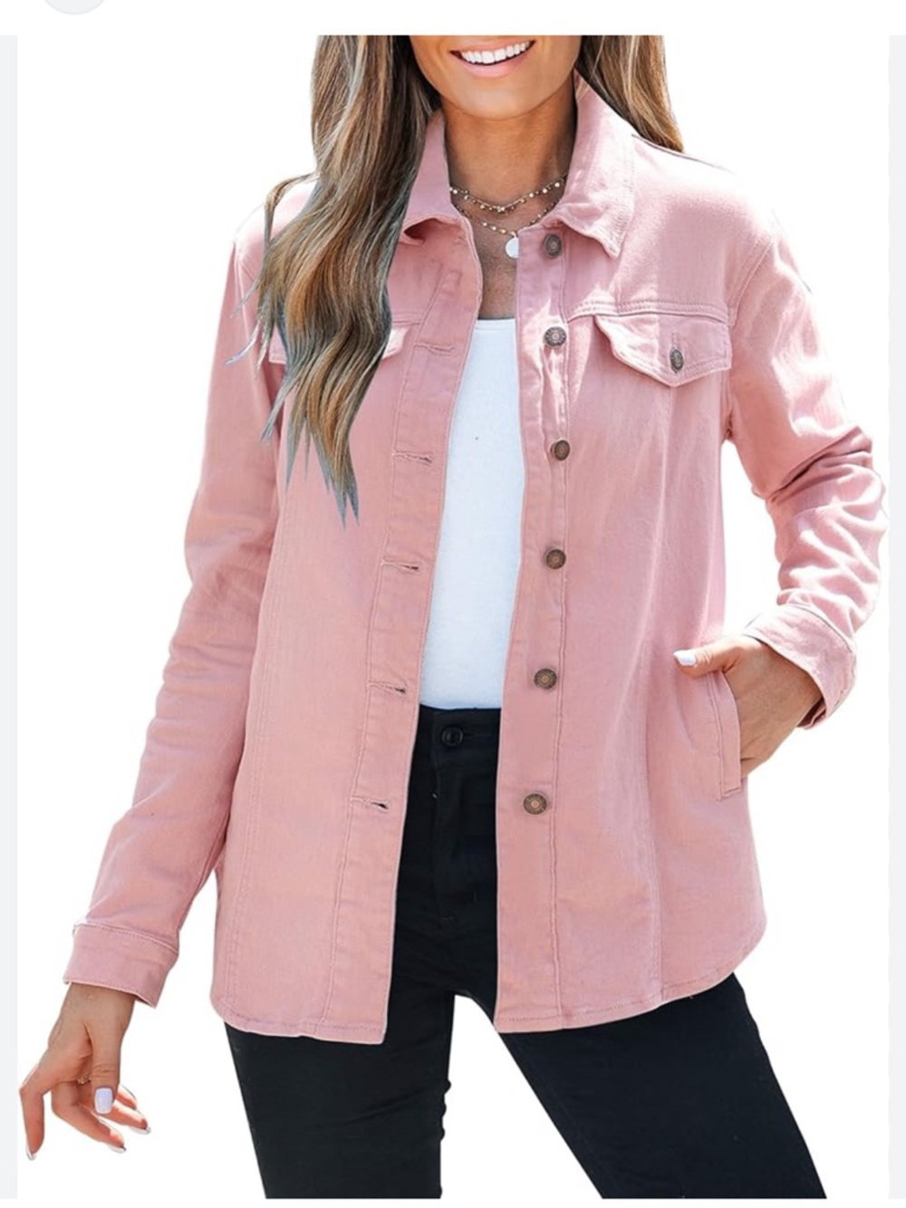 Pink Shirt- Jacket